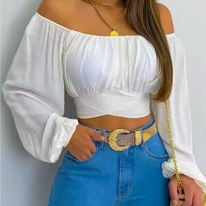 Off shoulder blouse